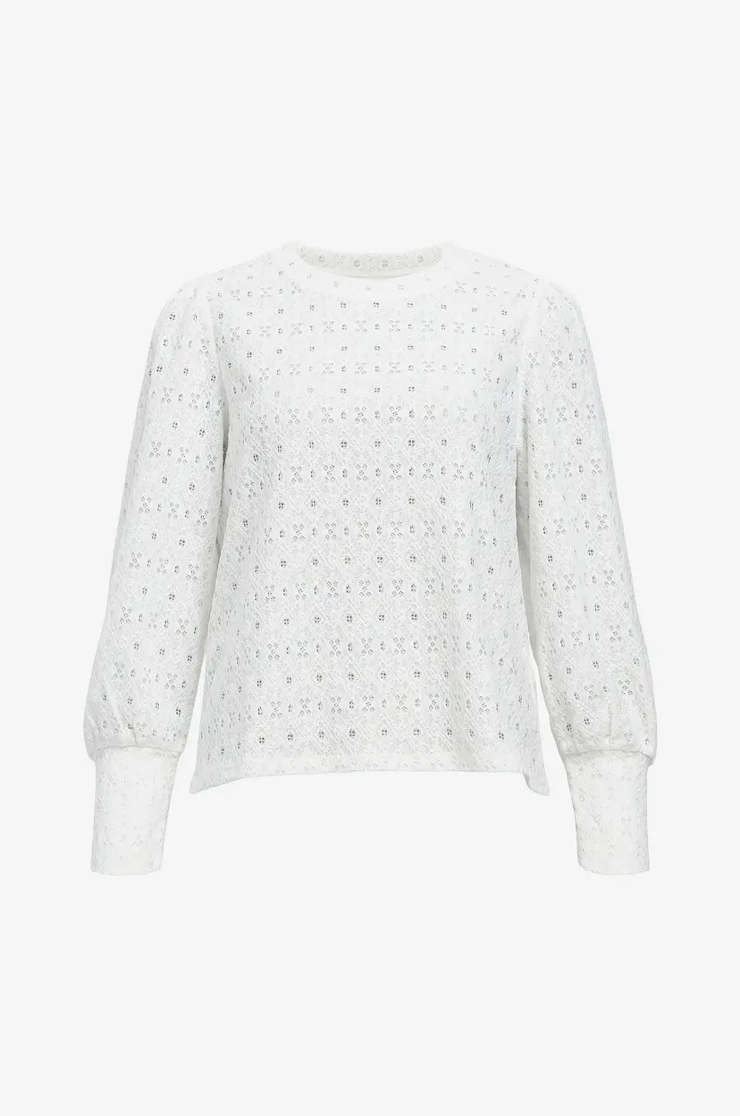 Object Collectors Item Topp objLaila L/s RE - Hvit