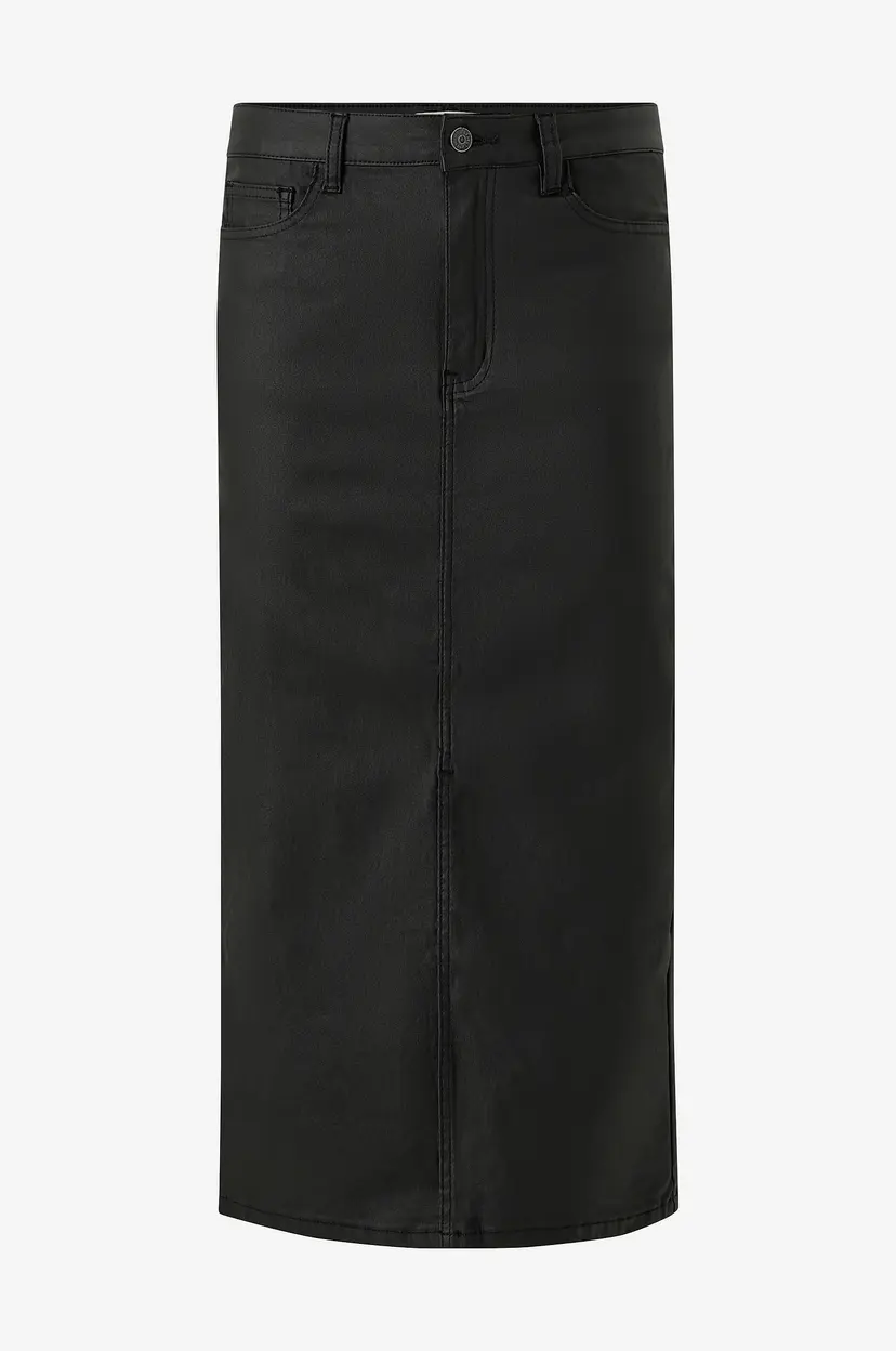 Object Collectors Item Skjørt objNaya Coated MW Skirt - Svart
