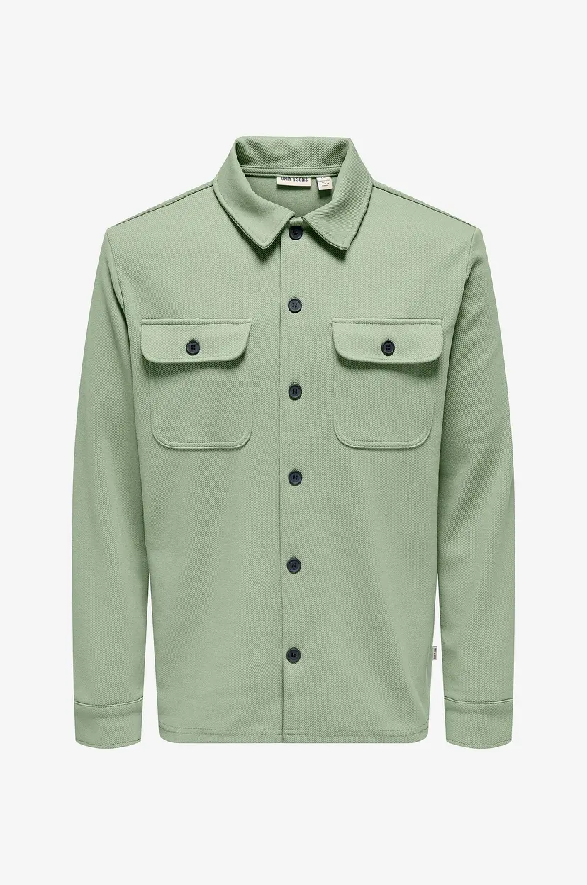 Only & Sons Overtreksskjorte onsNewkodyl - Grønn