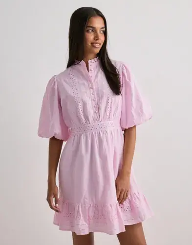 Vero Moda Vero Moda - Rosa - Vmclover 2/4 High Neck Short Dress