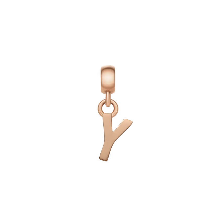 Daniel Wellington Rose Gold Charm Letter | DW