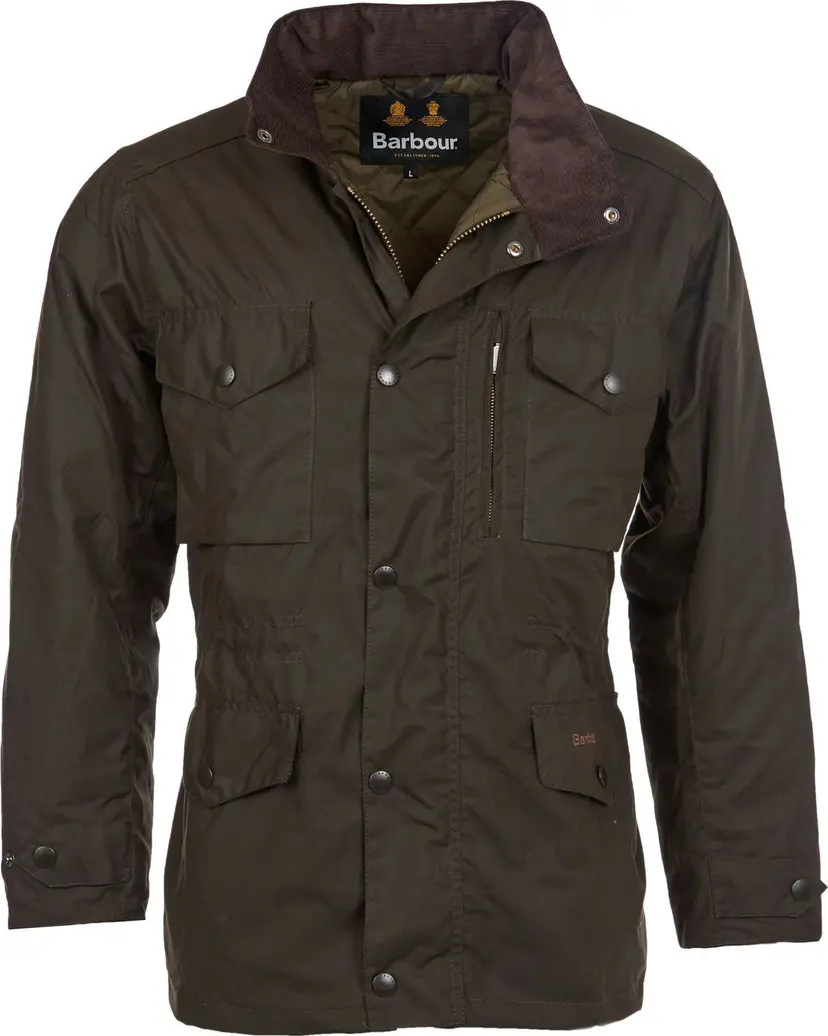 Barbour Barbour Men's Barbour Sapper Wax Jacket Olive