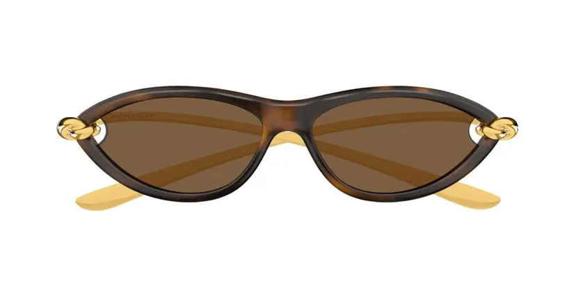 Bottega Veneta BV1390S solbriller, havana