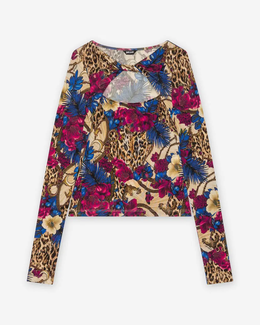 Just Cavalli Just Cavalli Slim Torchon Multicolour Sweatshirt
