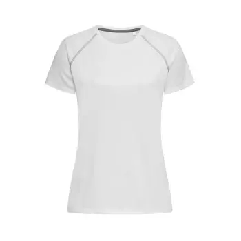 Stedman Stedman Active 140 Women Team Raglan Hvit polyester Large Dame