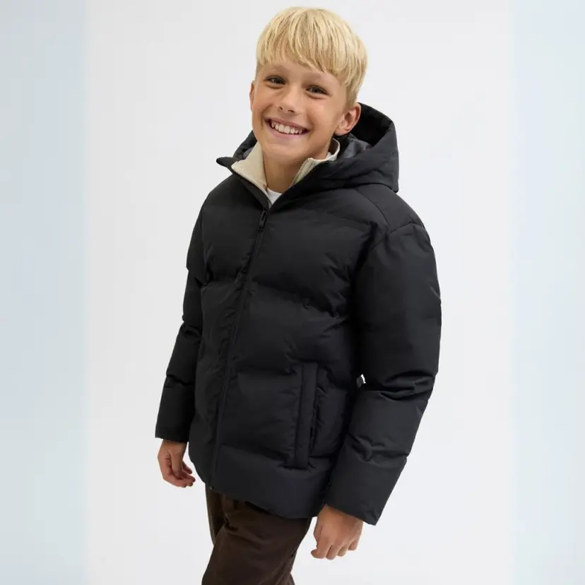 Jack & Jones Jack & Jones - Jakke Soho Puffer Hood Black