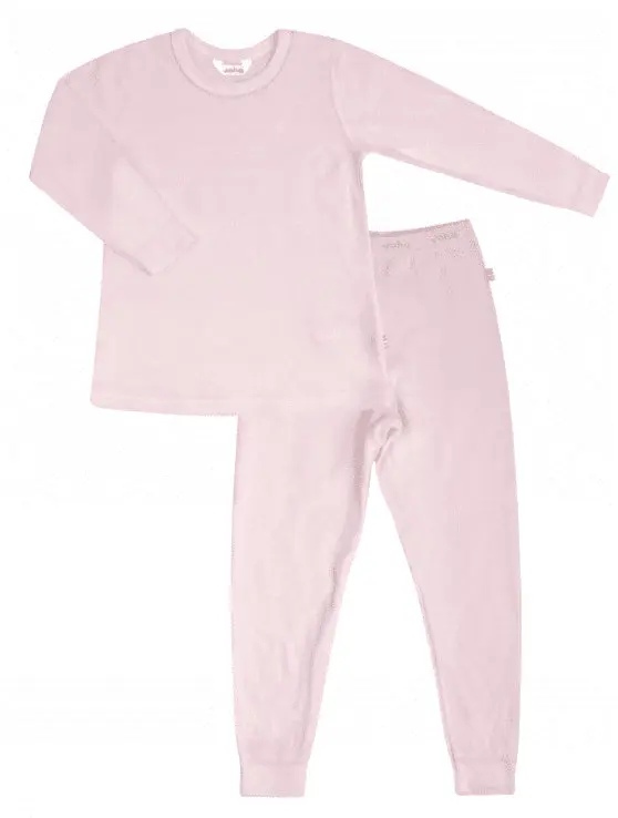 Joha Joha - 2-Delt Pysjamas Basic i Bambus Old Rose
