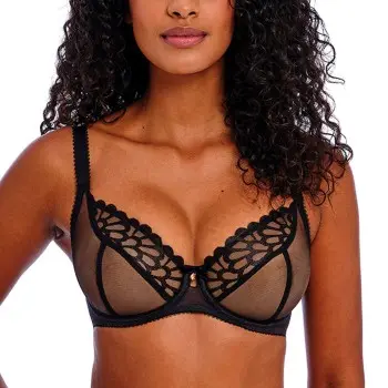 Freya Freya BH Loveland UW Plunge Bra Helsvart J 60 Dame