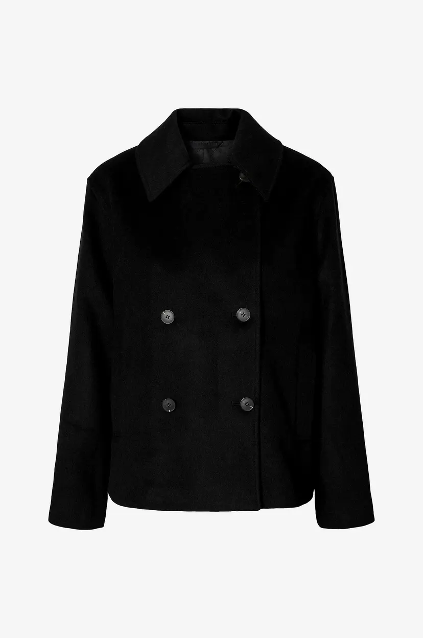 Selected Women Jakke slfAlma Wool Blend - Svart