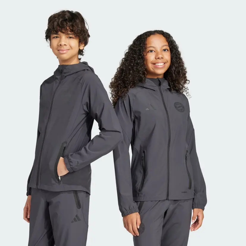 Adidas FC Bayern Tiro 25 Competition Vis Tech Travel Jacket Kids