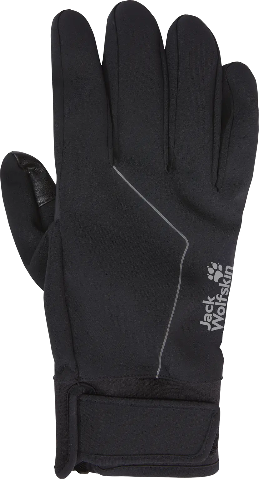 Jack Wolfskin Jack Wolfskin Reflective Winter Glove Black