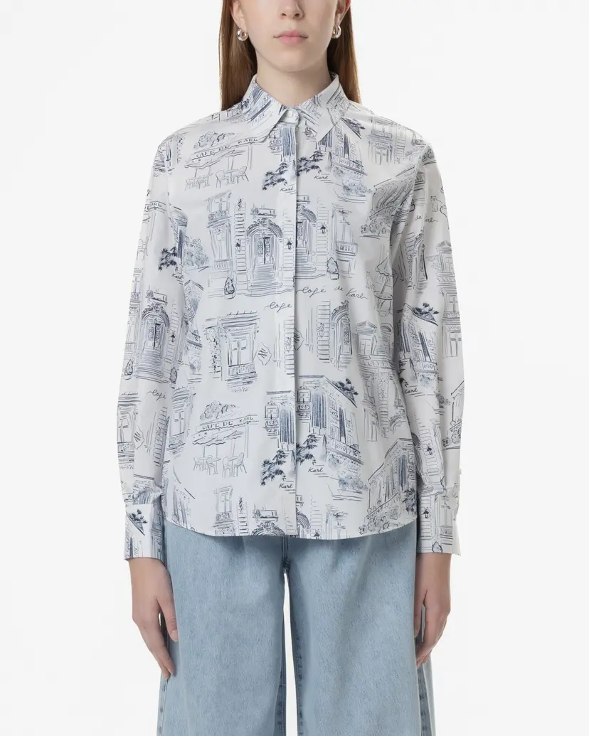 Karl Lagerfeld Karl Lagerfeld A2W11023 White Shirt