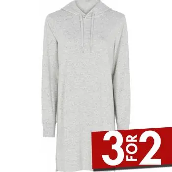 JBS of Denmark JBS of Denmark Bamboo Hoodie Dress Lysgrå X-Large Dame