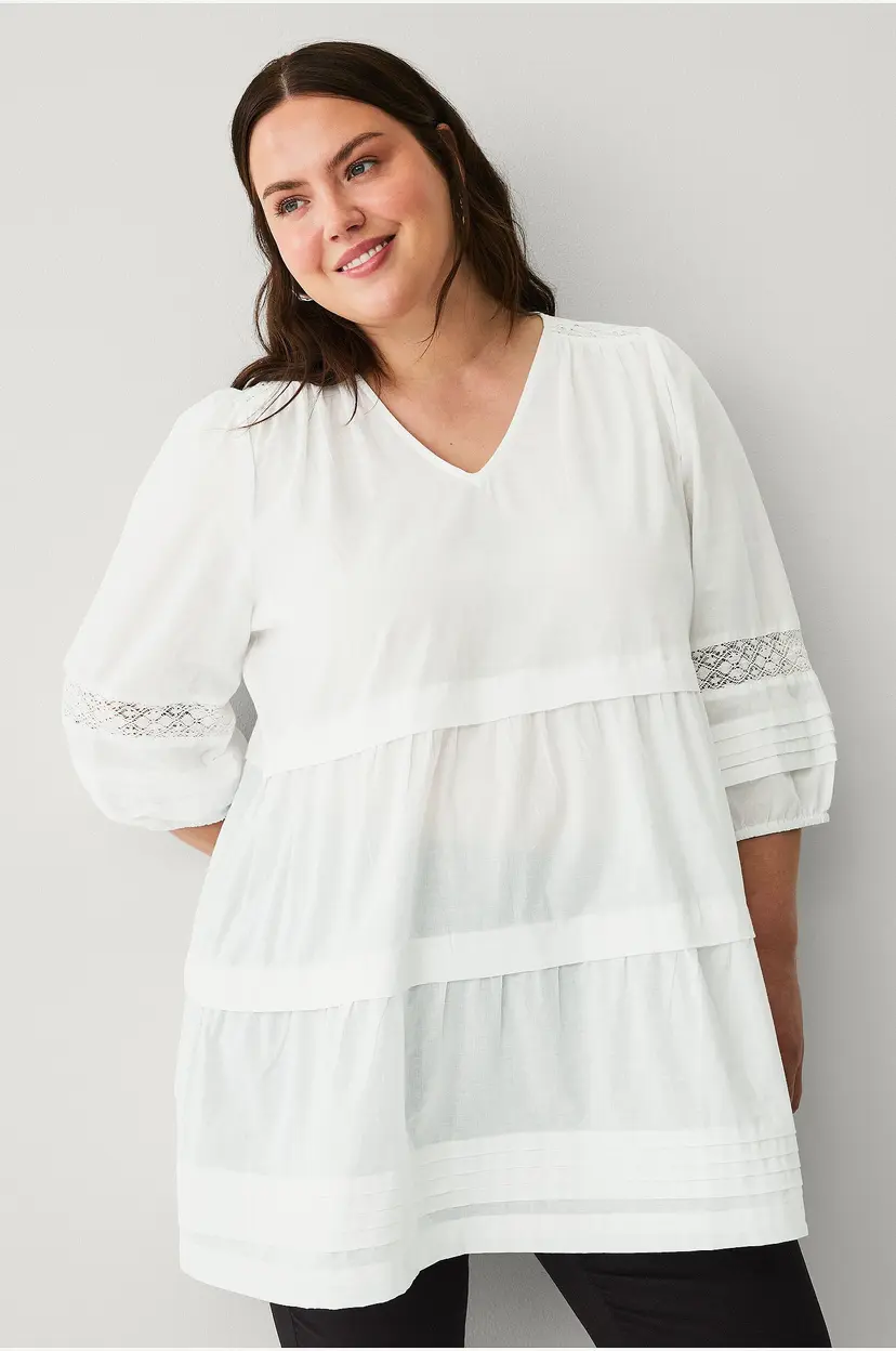 Ellos Plus collection Tunika - Hvit