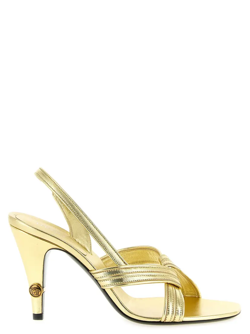 Versace Versace Høyhælte sandaler – Gul