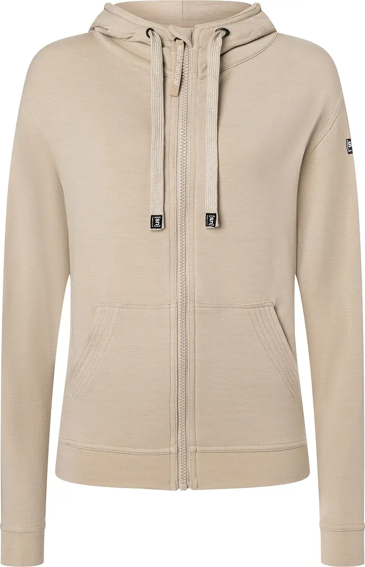Super.Natural super.natural Women's Solution Hoodie White Pepper