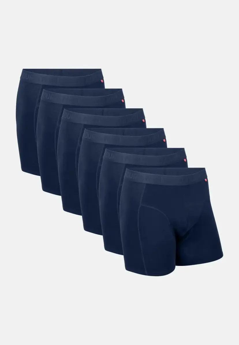 DANISH ENDURANCE DANISH ENDURANCE Marineblå Organic Cotton Boxershorts 3XL
