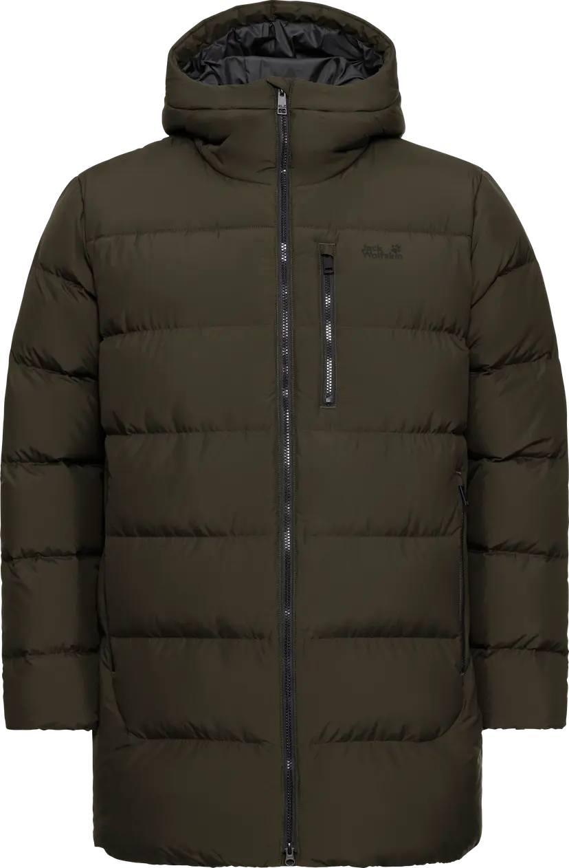 Jack Wolfskin Jack Wolfskin Men's Colonius Down Coat Obsidian Moss
