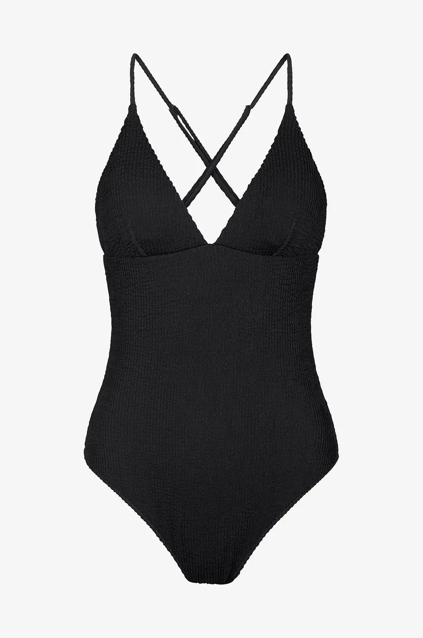 Neo Noir Badedrakt Skin Sand Crepe Swimsuit - Svart