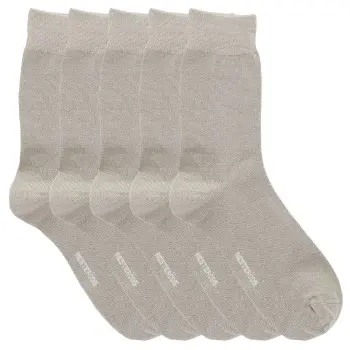Resteröds Resteröds Strømper 5P Bamboo Socks Beige Str 40/45 Herre