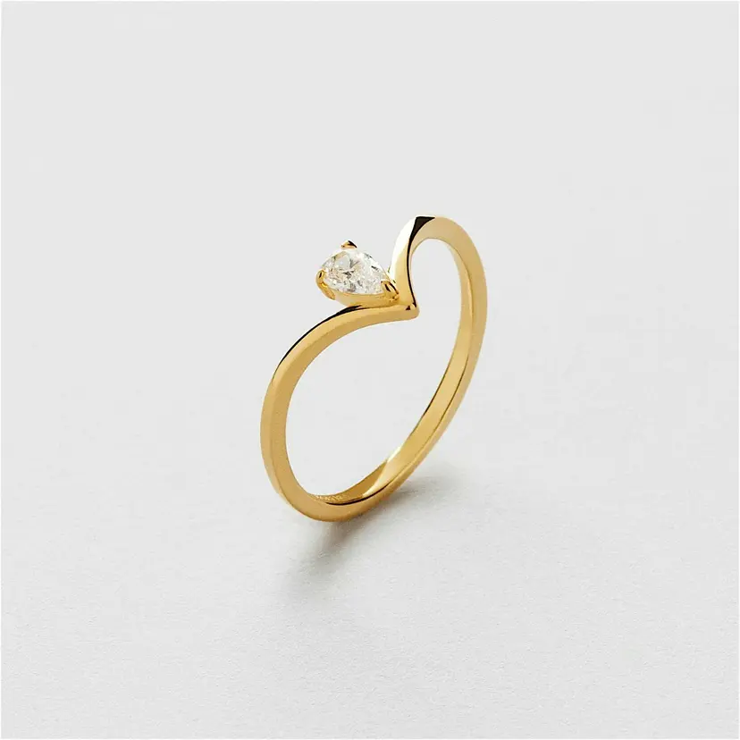 Safira Elle Pinky Ring