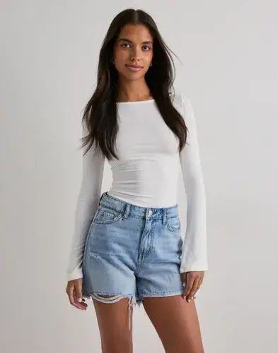 Pieces Pieces - Blå - Pcsummer Hw Dest Lb Shorts Noos