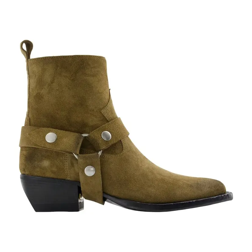 Golden Goose Golden Goose Cowboy/biker støvler – Grønn