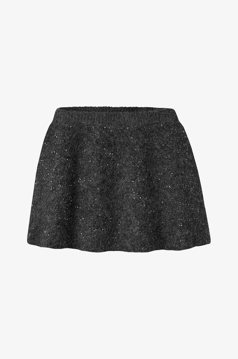 NAME IT Skjørt Nkfriaglitter Knit Skirt - Svart