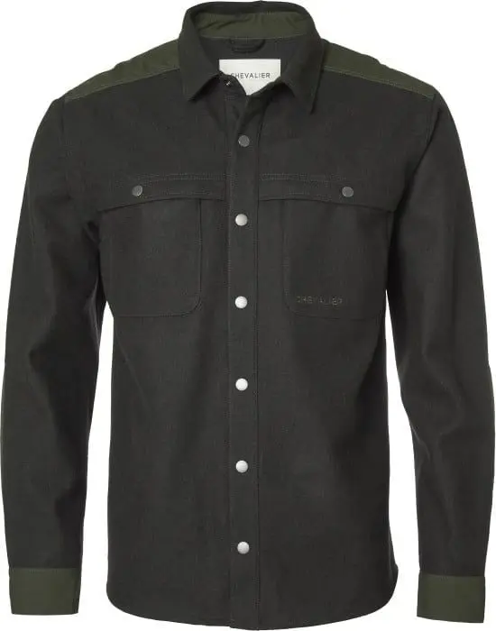 Chevalier Chevalier Beat Wool Overshirt Men Ash Grey