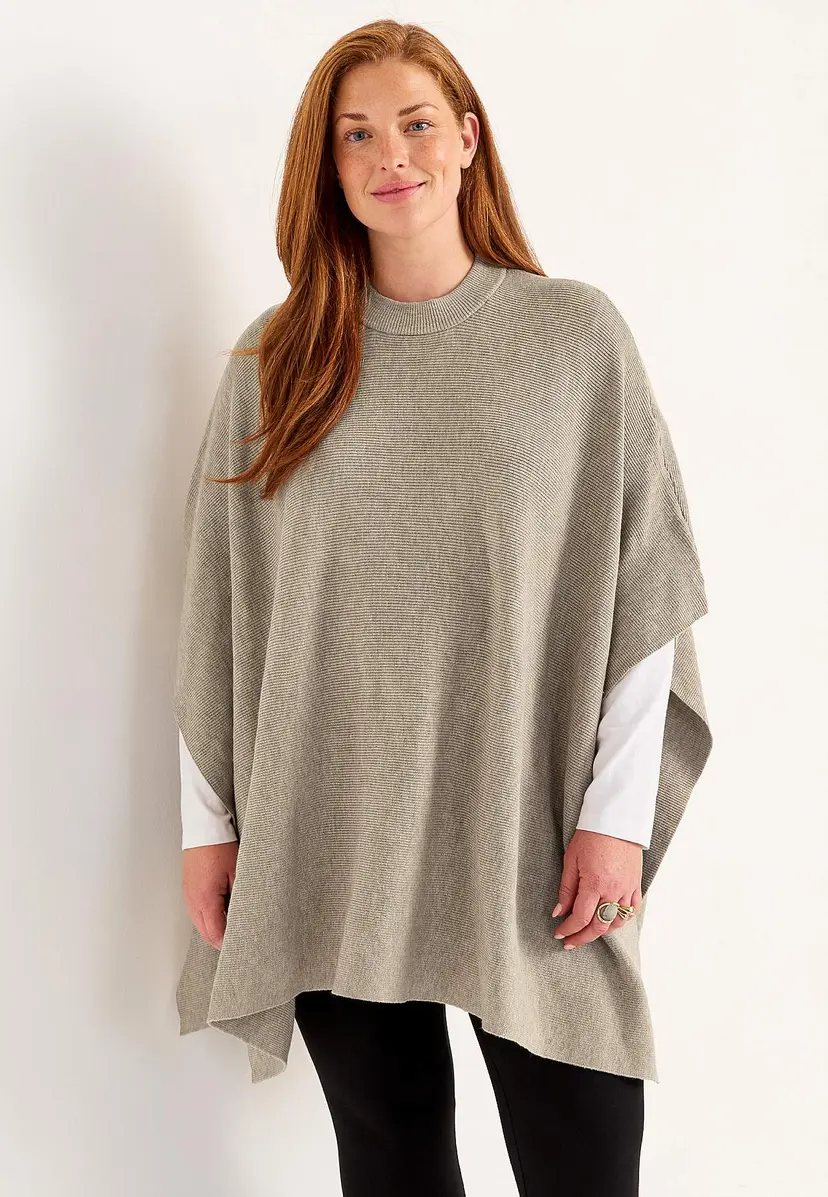 Cellbes of Sweden Finstrikket poncho