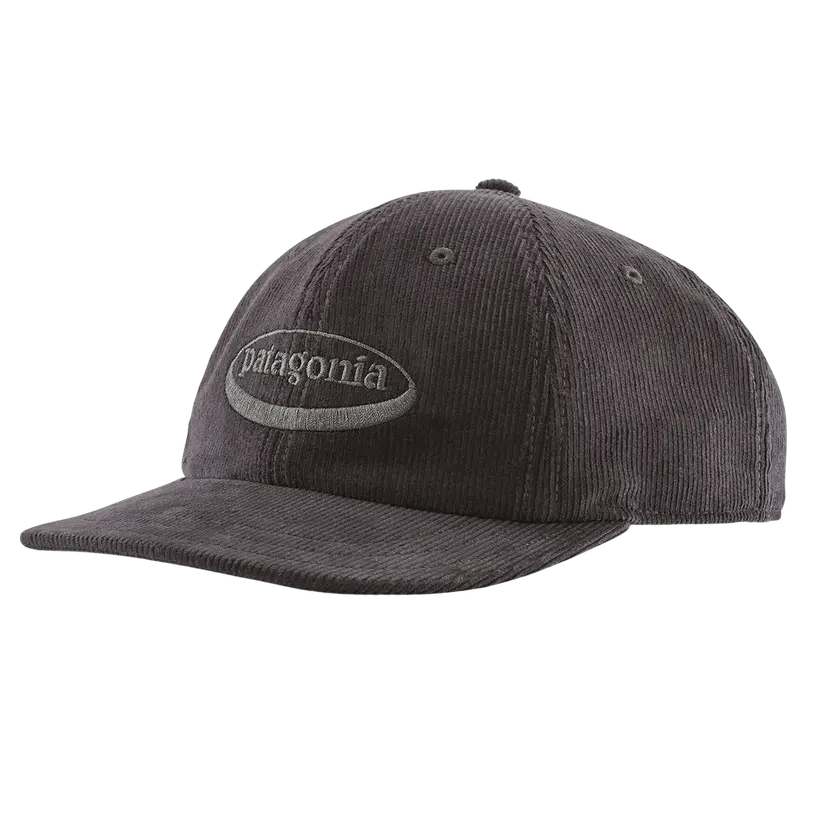 Patagonia Patagonia Corduroy Cap 95 Oval Logo: Ink Black