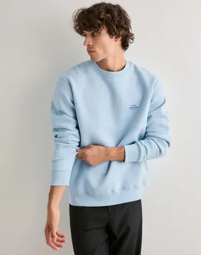 Mads Nørgaard Mads Nørgaard Standard Crew Logo Sweat Collegegensere Blå