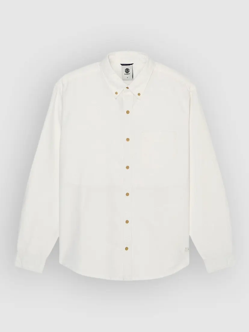 Element Element Button Down Regular Oxford Skjorte hvit