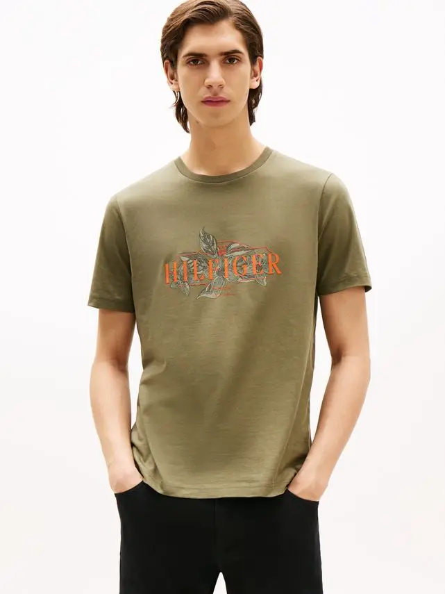 Tommy Hilfiger TROPICAL FLORAL HILFIGER TEE