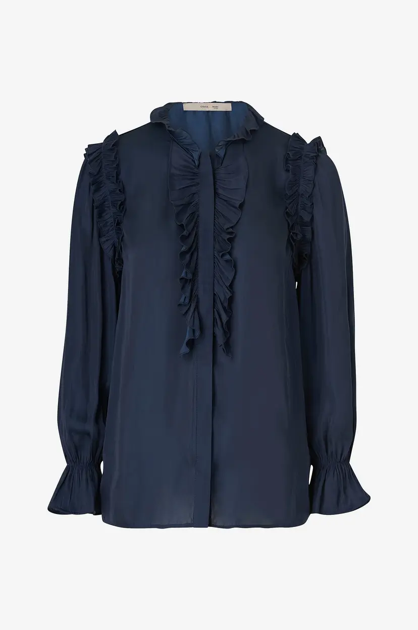 Costamani Bluse Sophie Shirt - Blå