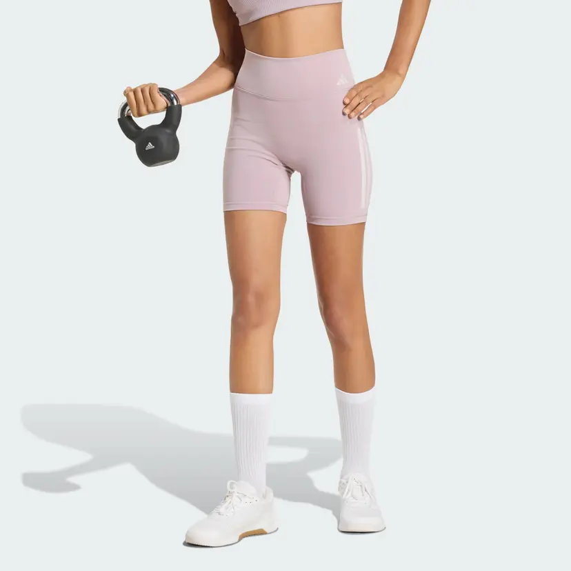 Adidas Optime Workout 3-Stripes Short Tights