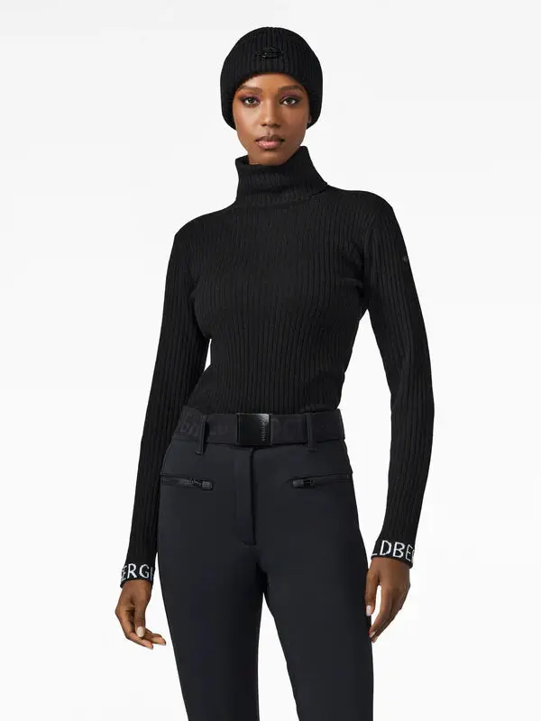 Goldbergh Mira Long Sleeve Knit Sweater Black - S