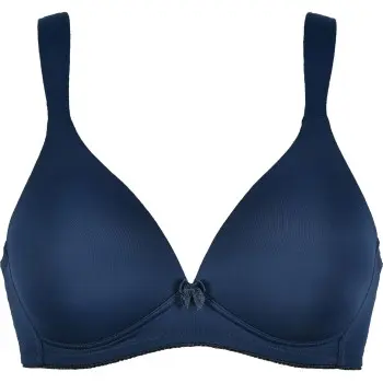 Naturana NATURANA BH Value Soft Bra With Wide Straps Marine polyamid A 75 Dame