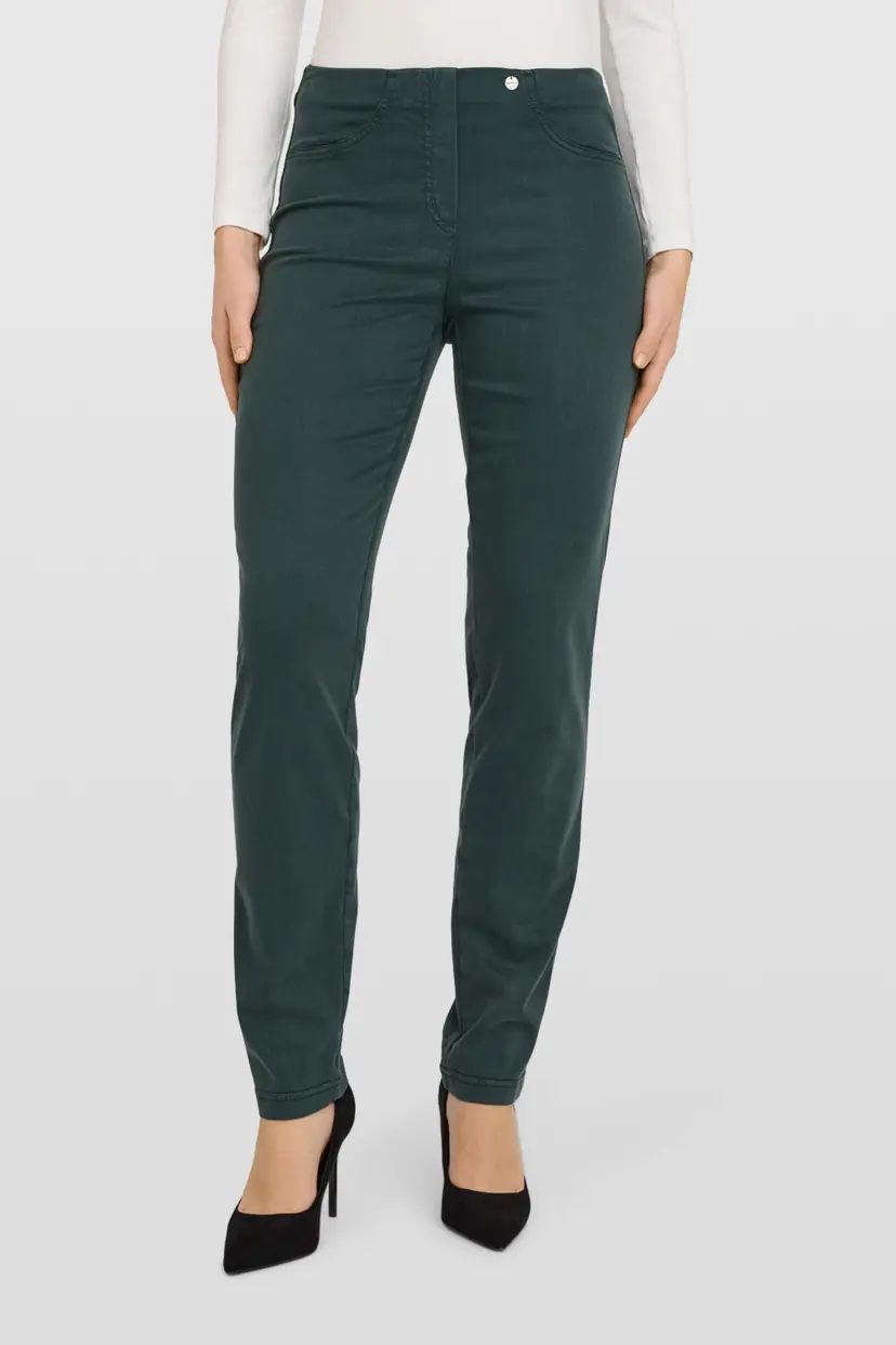 Robell ROBELL BELLA TROUSERS DARK OLIVE