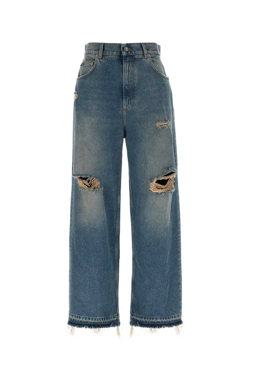 Dolce & Gabbana Dolce & Gabbana Wide leg – Blå