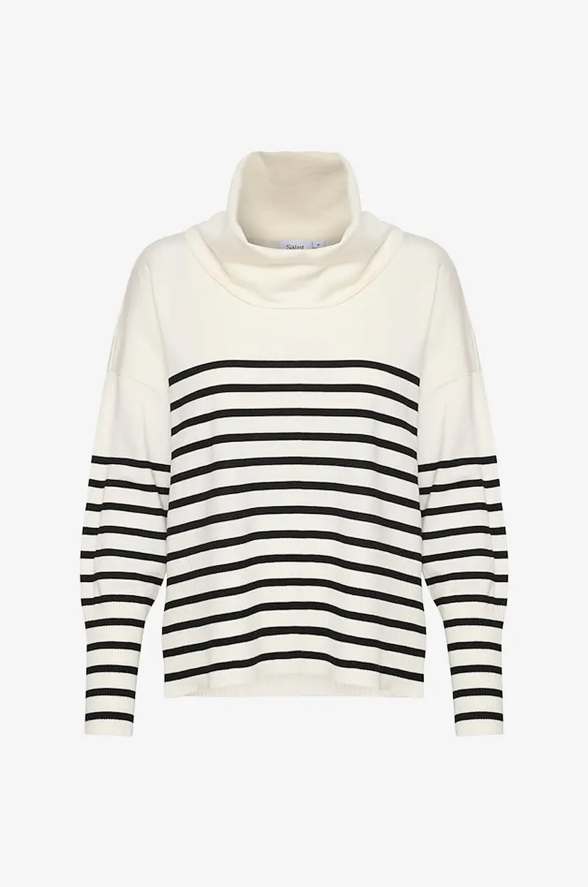 Saint Tropez Genser GrilaSZ Cowlneck Pullover - Hvit