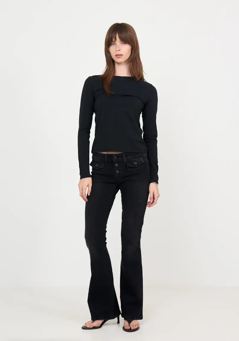 Lois Yoko 22 Caspar Pitch Black Stone - L32W28
