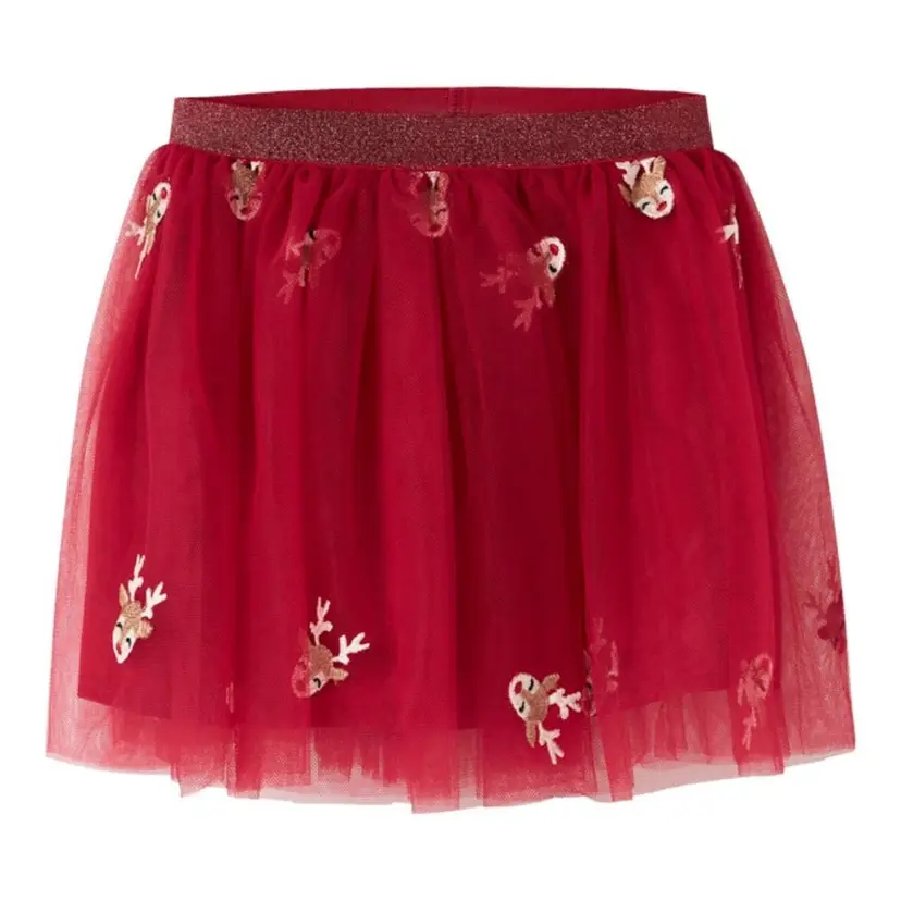 NAME IT Name It - Juleskjørt Tyll Jester Red Raindeer