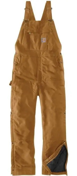 Carhartt Workwear Carhartt Workwear Carhartt M's Firm Duck Insulated Bib Overall Carhartt Brown