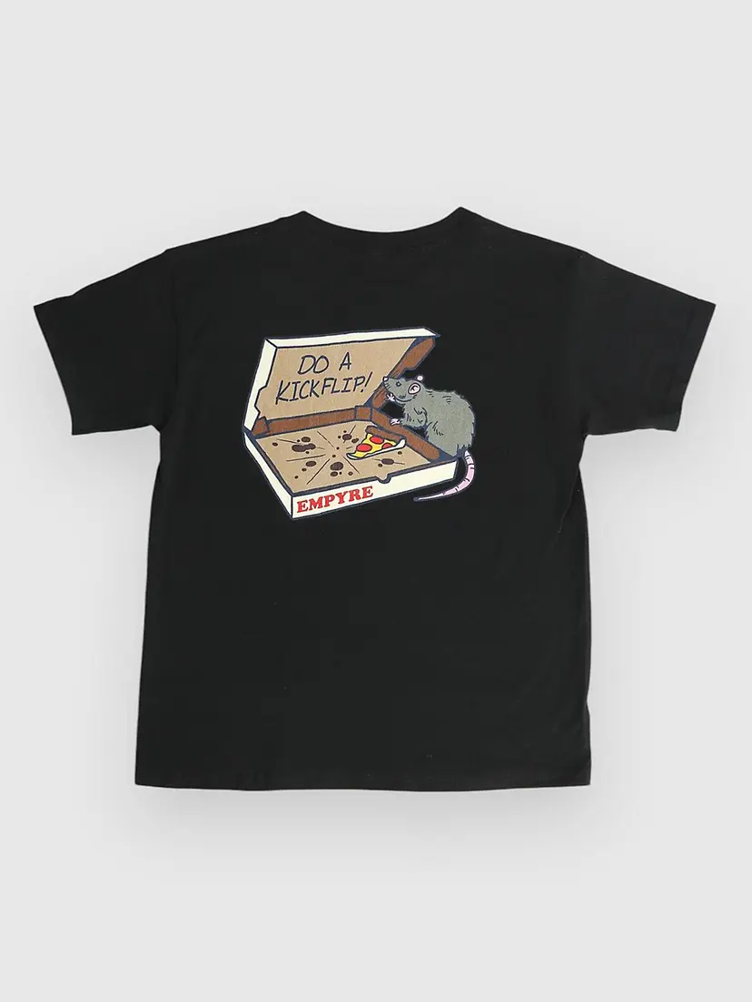 Empyre Empyre Pizza Rat Kids T-skjorte svart