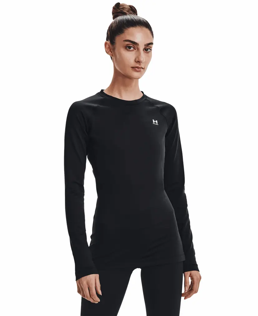 Under Armour Under Armour ColdGear Authentics Crew Black/White