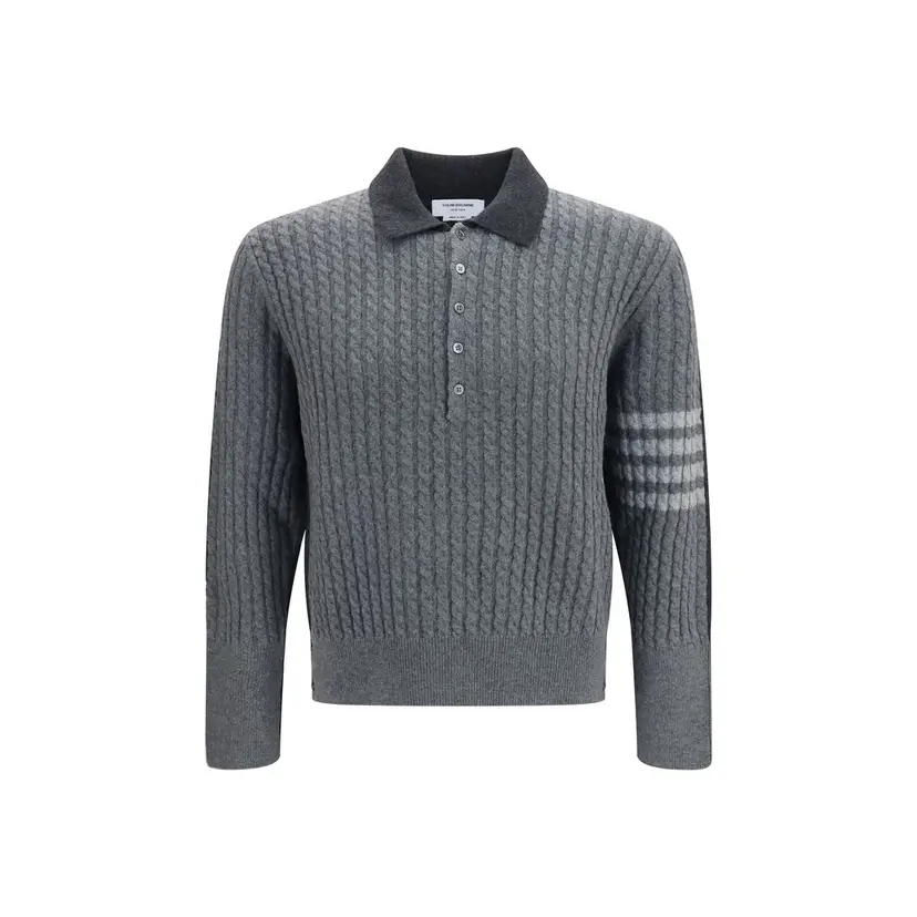 Thom Browne Thom Browne Strikkegensere – Grå