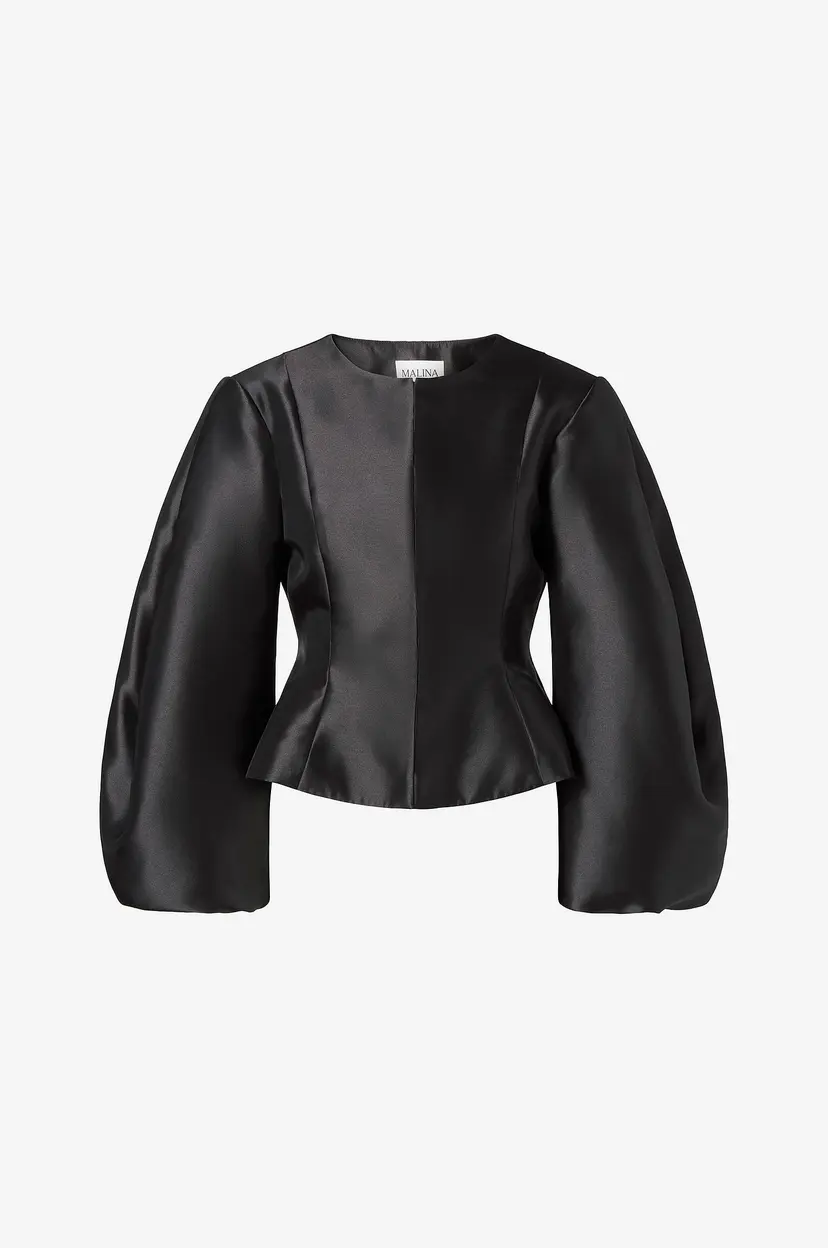 By Malina Bluse Vendela Balloon Sleeve - Svart