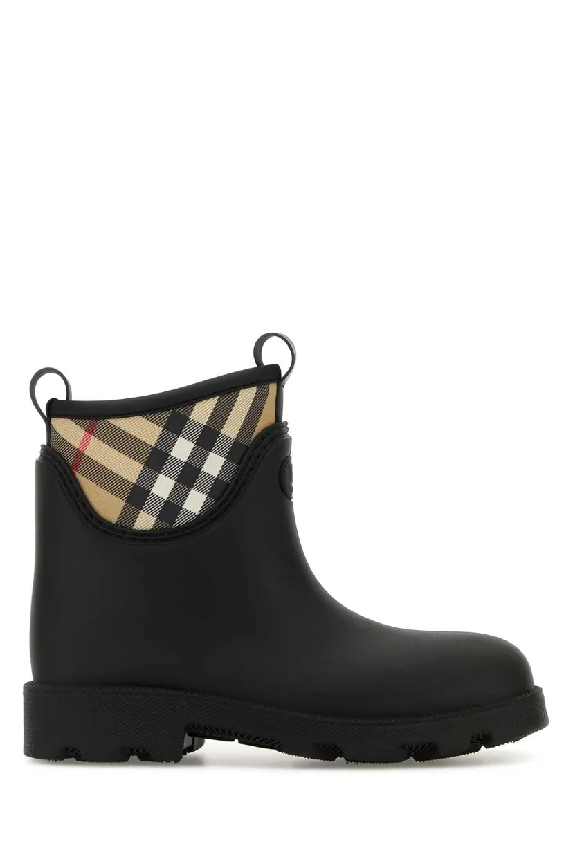 Burberry Burberry Gummistøvler – Svart