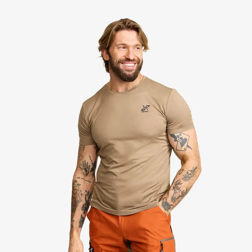 RevolutionRace Mission Slim Fit T-shirt Herre Brindle